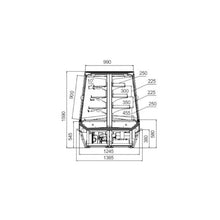 Lade das Bild in den Galerie-Viewer, Kühlvitrine Promovitrine ELARA AC 103 Deli Self A steckerfertig