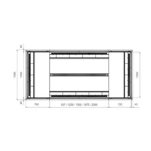 Lade das Bild in den Galerie-Viewer, Wandkühlregal TITAN ECO MSV 070 MT O A Insel steckerfertig
