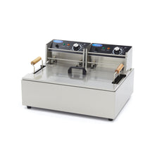 Lade das Bild in den Galerie-Viewer, Maxima Edelstahl und Elektrische Fritteuse 1 x 15L