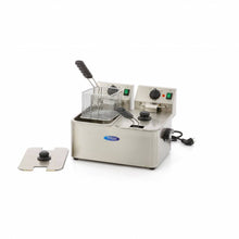 Lade das Bild in den Galerie-Viewer, Maxima Edelstahl und Elektrische Fritteuse 2 x 4L