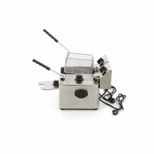 Lade das Bild in den Galerie-Viewer, Maxima Edelstahl und Elektrische Fritteuse 2 x 4L