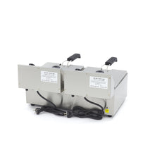 Lade das Bild in den Galerie-Viewer, Maxima Edelstahl und Elektrische Fritteuse 2 x 6L