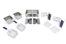 Lade das Bild in den Galerie-Viewer, Maxima Edelstahl und Elektrische Fritteuse 2 x 8L