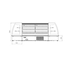 Lade das Bild in den Galerie-Viewer, Wandkühlregal TITAN ECO MSV 070 MT O A Insel steckerfertig
